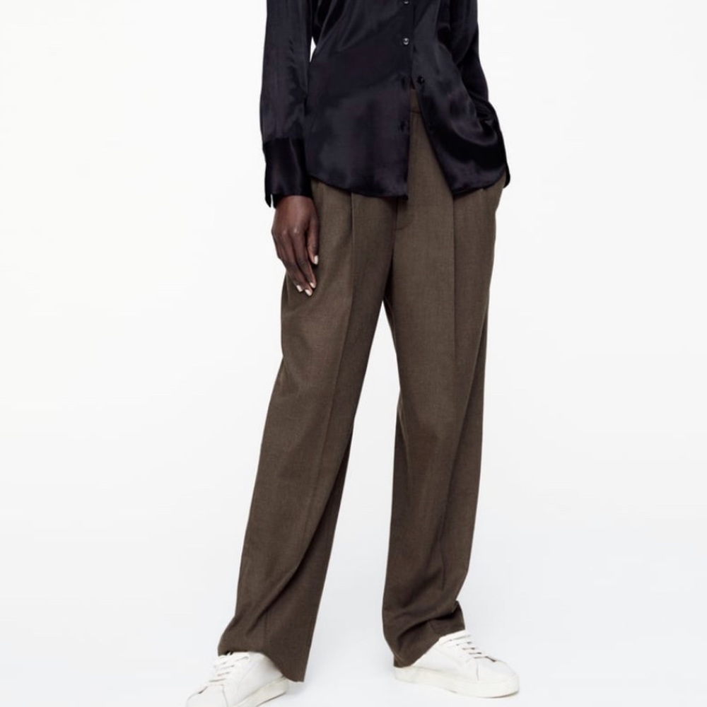 Zara Cropped Dad Pants